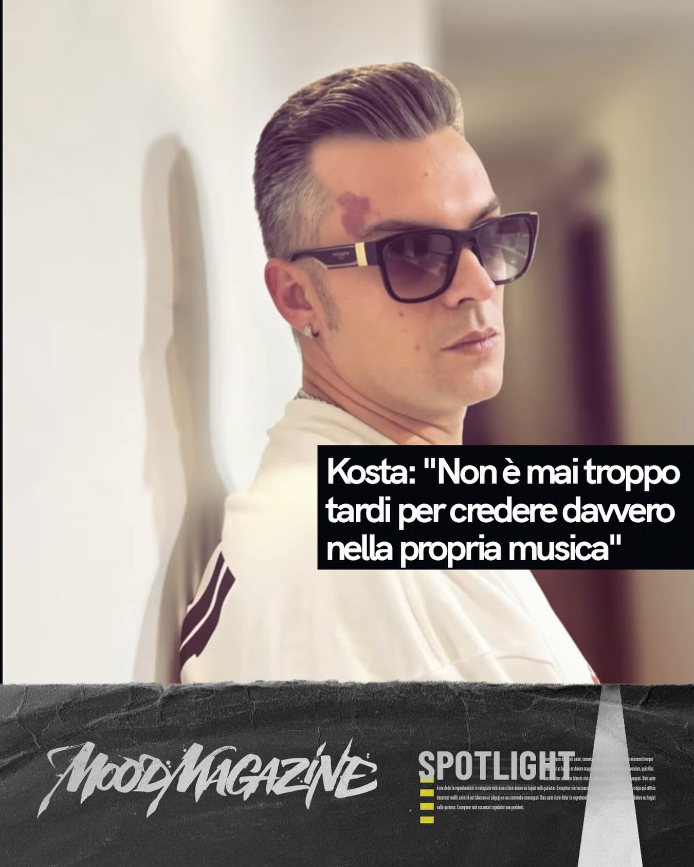 Kosta arriva in un momento importante del suo percorso artistico. Il nuovo EP“33 (meglio tardi che mai)”non rappresenta soltanto una raccolta di sei brani, ma la fotografia di una scelta maturata nel tempo: smettere di rimandare e dare finalmente spazio a una visione costruita in anni di scrittura, esperienze e cambiamenti. Il titolo racchiude un messaggio chiaro, che va oltre l’età anagrafica e parla di coraggio, consapevolezza e libertà personale. Artista italo-greco classe 1993 e finalista dellaDead Poets Battle, Kosta ha vissuto il rap senza mai allontanarsene davvero. Anche nei periodi in cui le pubblicazioni si sono fatte più rare, la musica ha continuato a essere parte della sua quotidianità, alimentando una crescita artistica che oggi trova una sintesi naturale in un progetto capace di alternare introspezione, groove, boom bap e sonorità contemporanee. Leggi l’intervista sul sito.