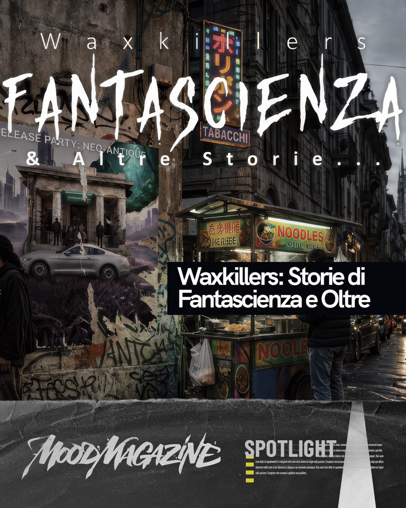 C’è chi guarda al futuro cercando di immaginarlo e chi, invece, decide di costruirsene uno proprio. Waxkillers appartiene decisamente alla seconda categoria. Con Fantascienza & altre storie…, il suo nuovo progetto, parte da un immaginario fatto di alieni, viaggi interstellari e mondi lontani per raccontare, in realtà, qualcosa di molto più vicino: la musica, la città, i ricordi, le influenze e tutte quelle storie che finiscono inevitabilmente per trovare spazio dentro un disco. Leggete l’intervista sul nostro sito!